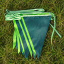 Green Hues Triangle Bunting - 10m