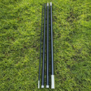 Lightweight flag pole for outdoor flag setup