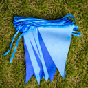 Blue Hues Triangle Bunting - 10m