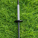 Flag pole ground spike for outdoor flag setup
