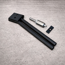 Flag pole car base for hardstanding surfaces