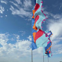 Festival flag adaptable to different environments